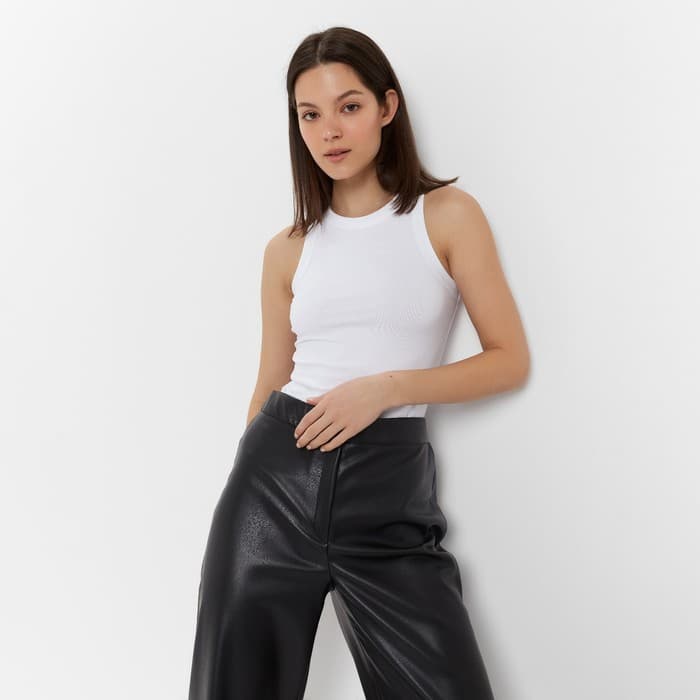 Майка женская MINAKU: Basic line, белая, размер 46