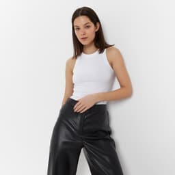 Майка женская MINAKU: Basic line, белая, размер 46