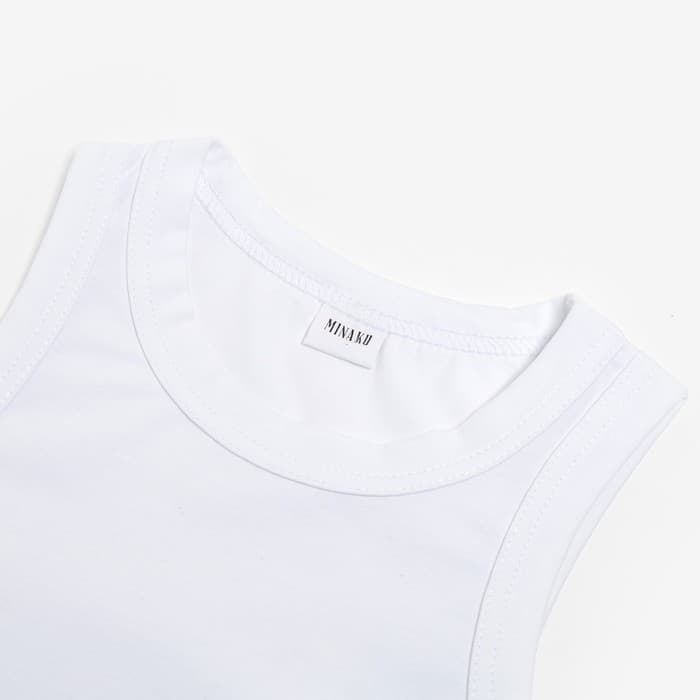 Майка женская MINAKU: Basic line, белая, размер 46