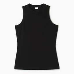 Майка женская MINAKU: Basic line, размер 44, чёрная