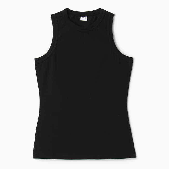 Майка женская MINAKU: Basic line, размер 48, чёрная