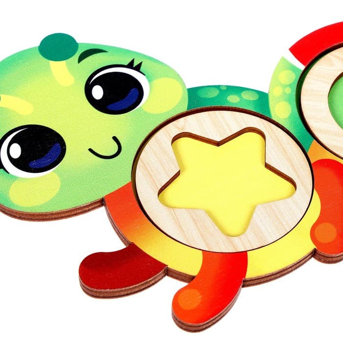 Настольная игра Лесная мастерская «Повтори по образцу. Гусеница»