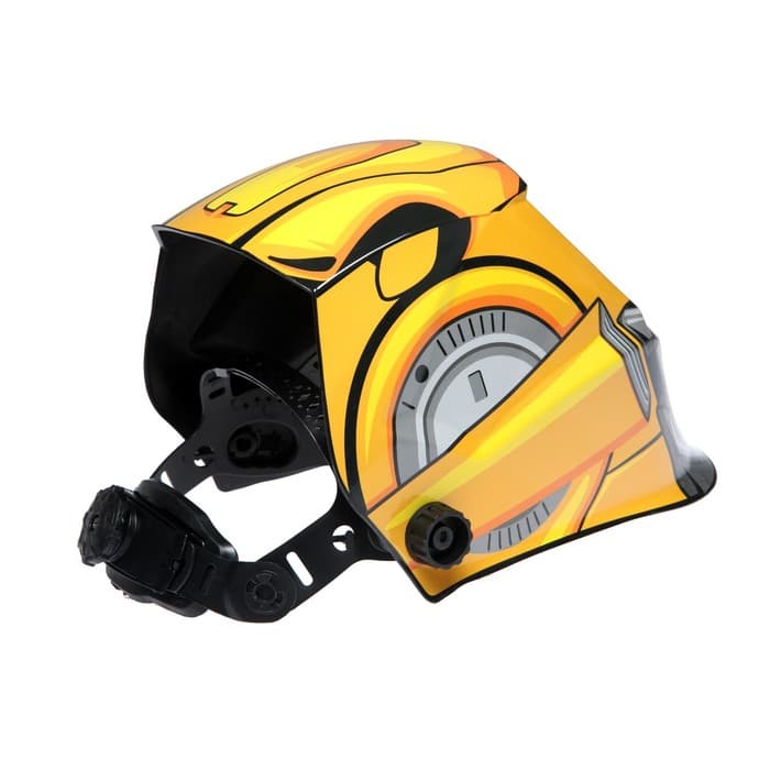 Маска сварщика ТУНДРА РОБОТ Ф1, хамелеон, 90×35 мм, DIN 11, 1/1/1/2, Li п/п, MPP