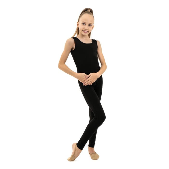 Комбинезон для гимнастики и танцев Grace Dance, р. 32, цвет чёрный