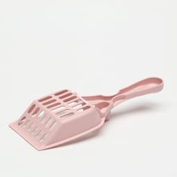 Совок для кошачьего туалета, 22.5×9.5×4 см, пластик, розовый