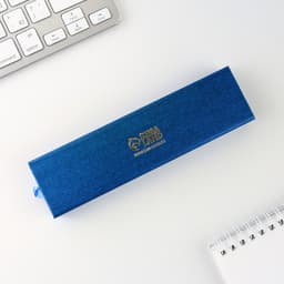 Ручка шариковая, в футляре «23 февраля», металл,1.0 мм, синяя паста