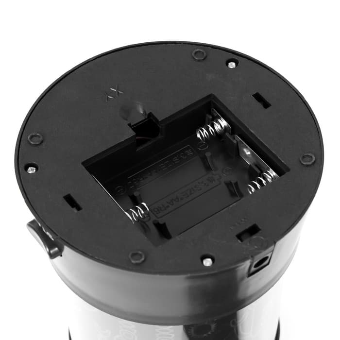 Ночник - проектор RISALUX «Ретротехника», светодиодный, от USB/батареек, чёрный, 10.8×10.8×11.5 см