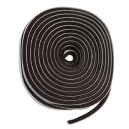 Уплотнитель щеточный самоклеящийся ТУНДРА, 7×6 мм, коричневый, 10 м