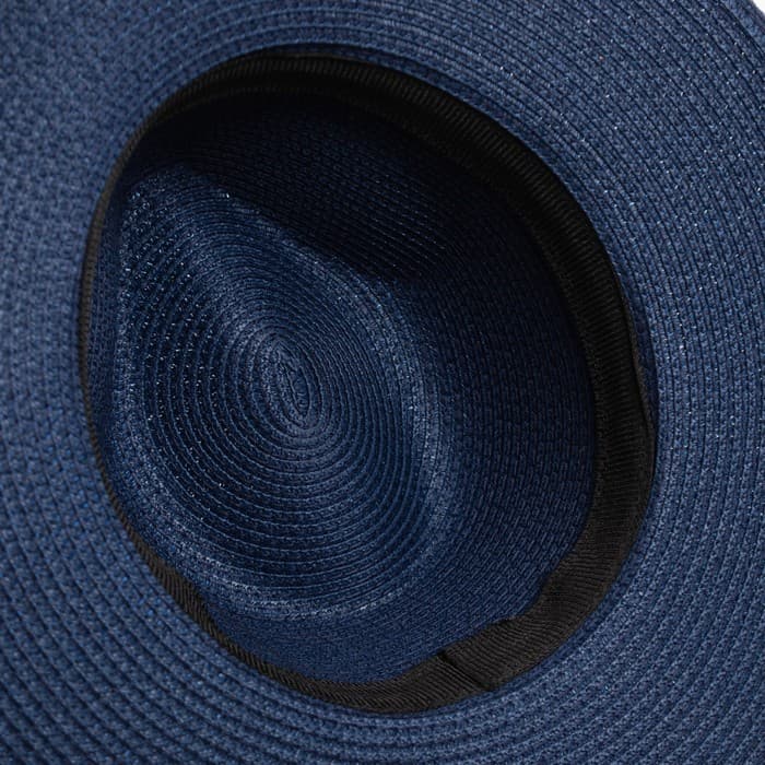 Шляпа женская с ракушками MINAKU, синяя, размер 56-58