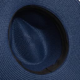 Шляпа женская с ракушками MINAKU, синяя, размер 56-58