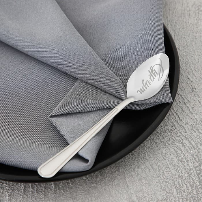 Ложка с гравировкой на открытке «Сургут», 3×14 см