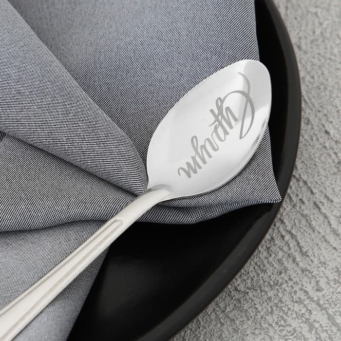 Ложка с гравировкой на открытке «Сургут», 3×14 см