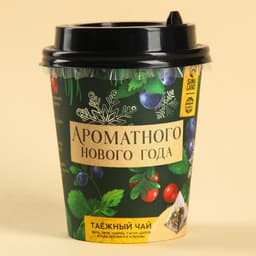 Чай новогодний в пирамидке «Ароматного Нового года», вкус: таежный чай, 3 г