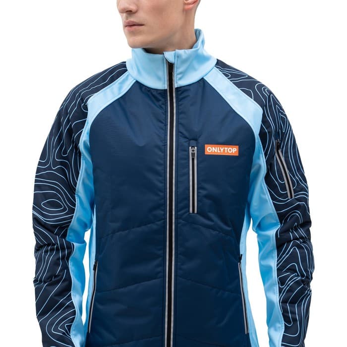 Куртка утеплённая ONLYTOP, синяя, размер 42