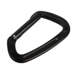 Карабин с защёлкой «Мастер К», 10×6 см, 22 KN, чёрный