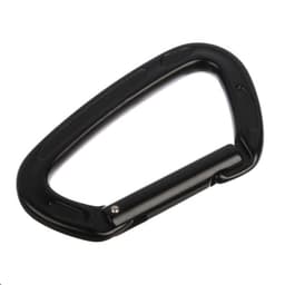 Карабин с защёлкой «Мастер К», 10×6 см, 22 KN, чёрный