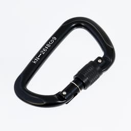 Карабин с муфтой «Мастер К», 11×7 см, 26 KN, чёрный