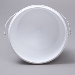 Бак-ведро пищевой, 5.7 л, пластиковый, с крышкой, белый