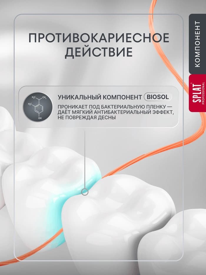 Зубная нить Splat «апельсин-корица» 40 м