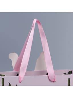 Пакет подарочный «Йога», объёмная деталь, 22×22×10 см