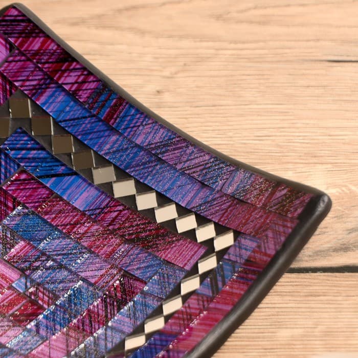 Тарелка декоративная, 20×20×5 см, керамика