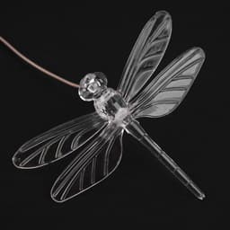 Садовый светильник «Стрекозы», уличный, на солнечной батарее, 6 LED, свечение мульти