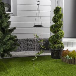 Садовый светильник «Стрекозы», уличный, на солнечной батарее, 6 LED, свечение тёплое белое