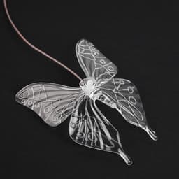 Садовый светильник «Бабочки», уличный, на солнечной батарее, 6 LED, свечение мульти