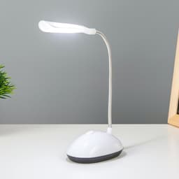 Настольная лампа «Световой луч» LED от батареек белый 5×8.5×20 см RISALUX
