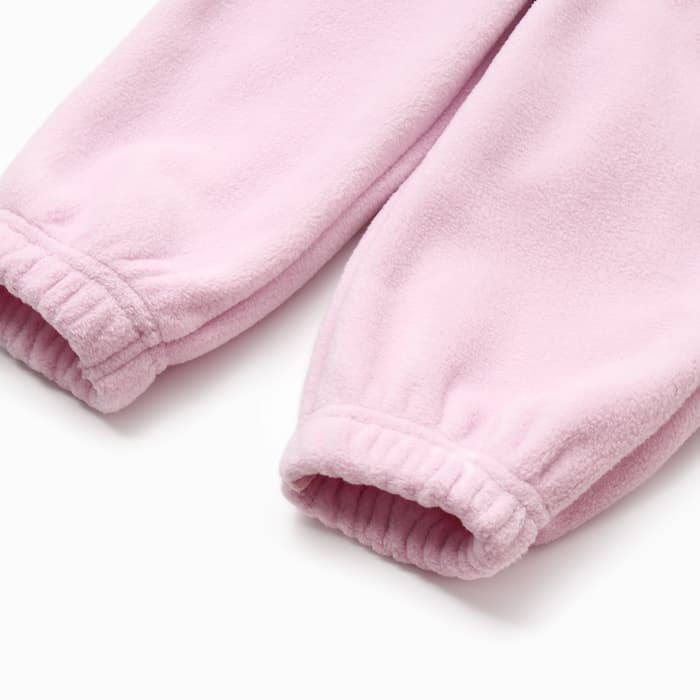 Костюм флисовый детский (толстовка, брюки) MINAKU цвет светло-сиреневый, рост 68-74