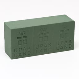 Губка флористическая для живых цветов, букетов «UPAK LAND» 22.5×10.5×7 см