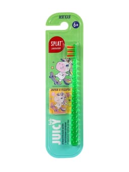Зубная щётка Splat Juicy Lab для детей, магия единорога, прозрачная