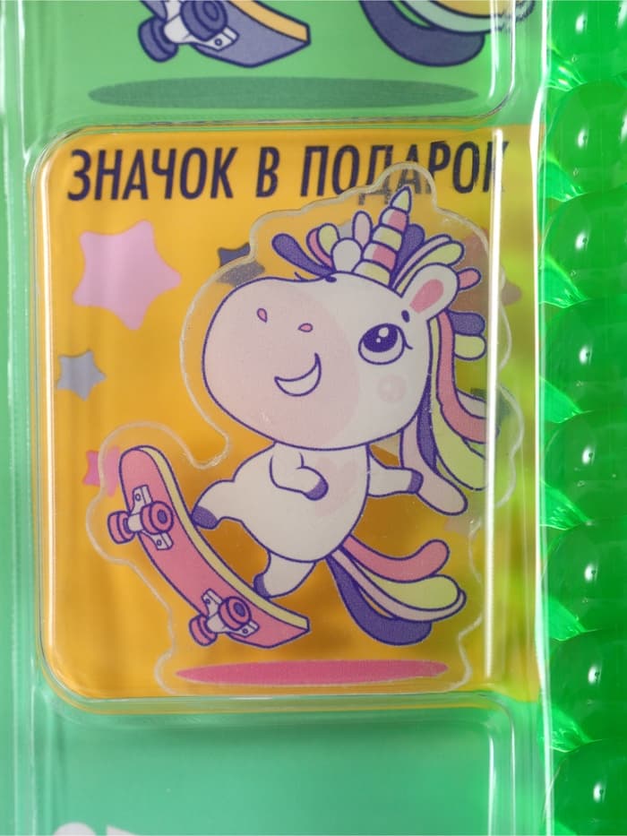 Зубная щётка Splat Juicy Lab для детей, магия единорога, прозрачная