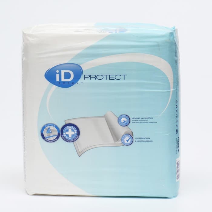 Пеленки iD Protect Expert, 60×90 см, 30 шт.
