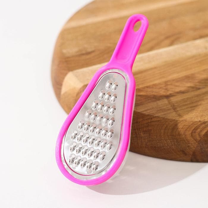 Тёрка с контейнером для детского питания Доляна «Груша», 16 см, МИКС