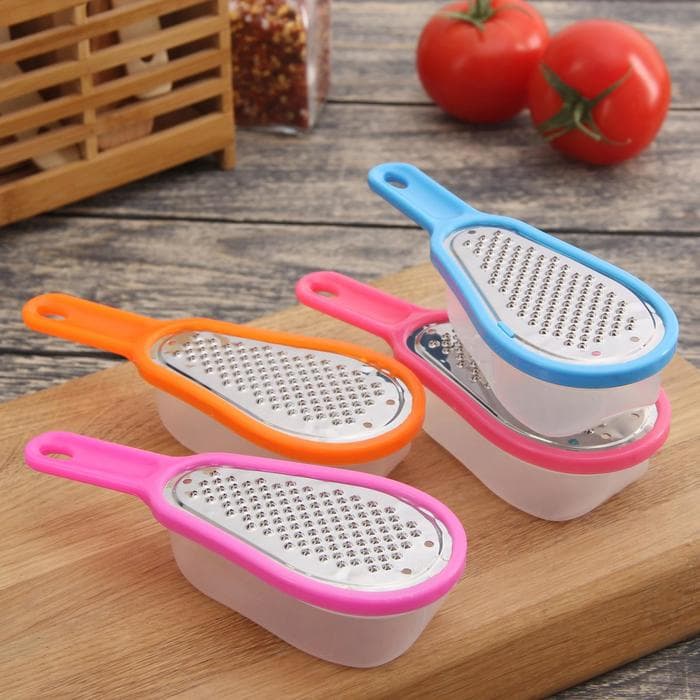 Тёрка с контейнером для детского питания Доляна «Груша», 16 см, МИКС
