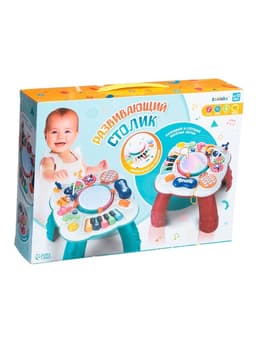 Развивающий столик, световые и звуковые эффекты, цвет бирюзовый