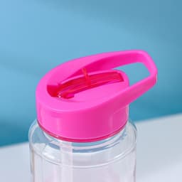 Бутылка для воды Доляна «Спорт», с трубочкой, 700 мл, 23.5×7.5×8.5 см, пластик, МИКС