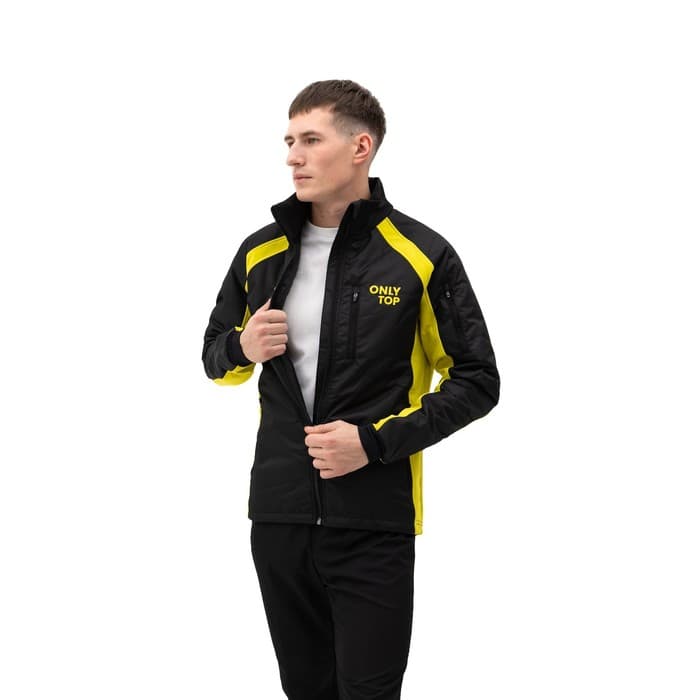 Куртка утеплённая ONLYTOP, black/yellow, р. 52