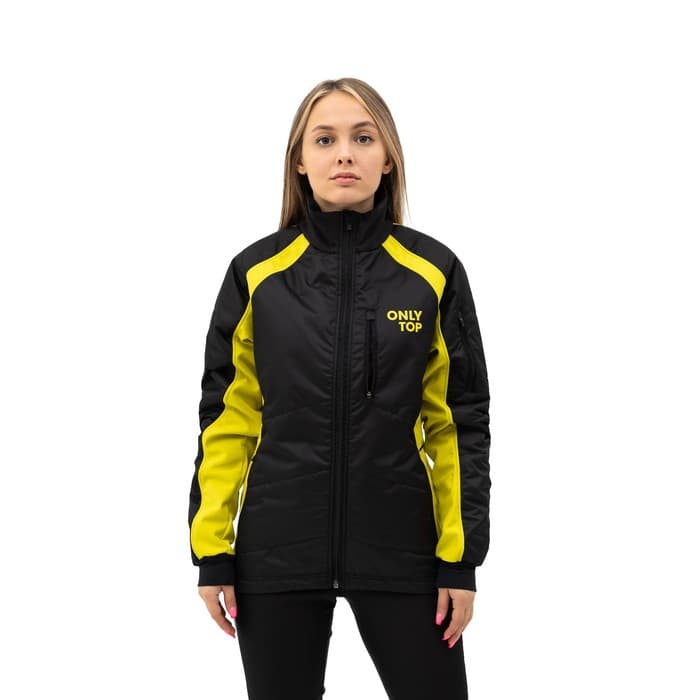 Куртка утеплённая ONLYTOP, black/yellow, р. 52
