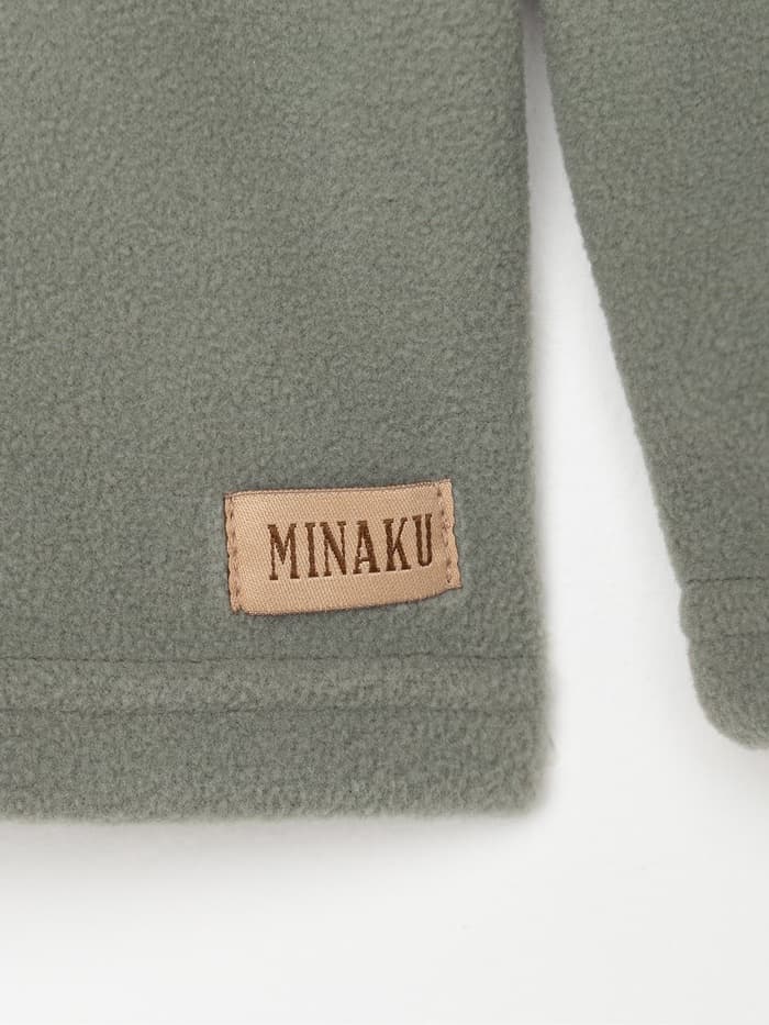 Толстовка детская флисовая MINAKU, цвет оливковый, размер 92-98 см