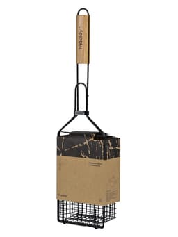 Корзина для барбекю maclay, 23×14 см, нержавеющая сталь, для мангала