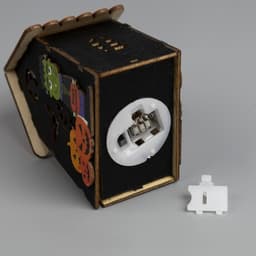 Светодиодная фигурка подвесная «Дом Франкенштейна» 7×9.5×6 см, пластик, батарейки LR1130×3 (в комплекте), свечение тёплое белое