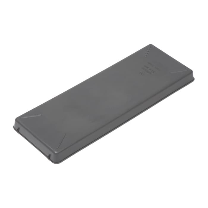 Поддон для рассады, 37×13.5×2.5 см, пластик, серый