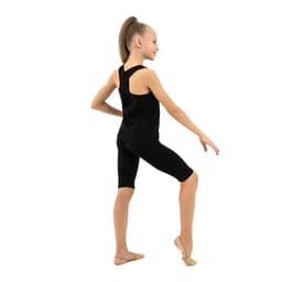 Майка-борцовка для гимнастики и танцев Grace Dance, размер 42, чёрная