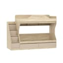 Кровать двухъярусная «Акварель», 2378×848×1691 мм, цвет капучино/дуб сонома