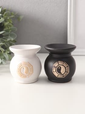 Аромалампа для эфирных масел «Печать», 8×7.5×7.5 см, МИКС