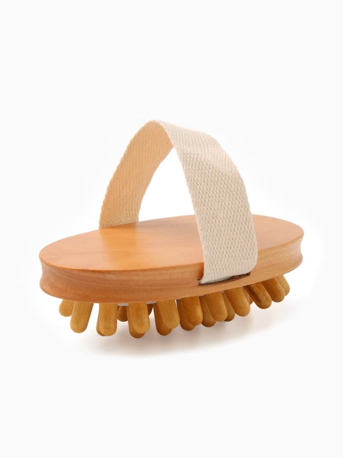 Подарочный набор «Этель» Eucaliptus, полотенце 30×60 см, мочалка, массажёр