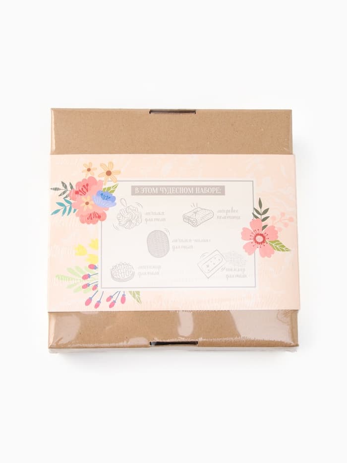 Подарочный набор «Этель» Spring, полотенце 30×60 см, мочалка, массажёр