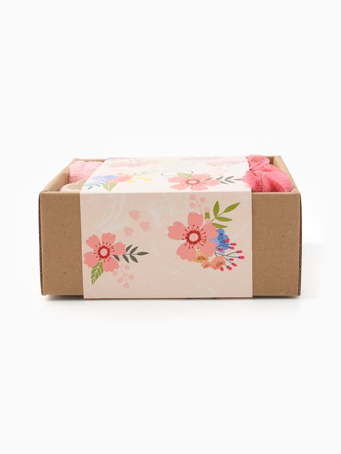 Подарочный набор «Этель» Spring, полотенце 30×60 см, мочалка, массажёр